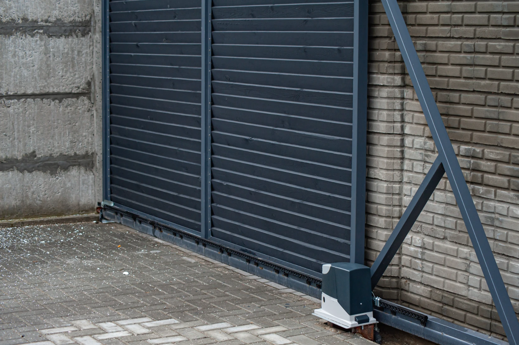 zdjęcie - ogrodzenie żaluzjowe